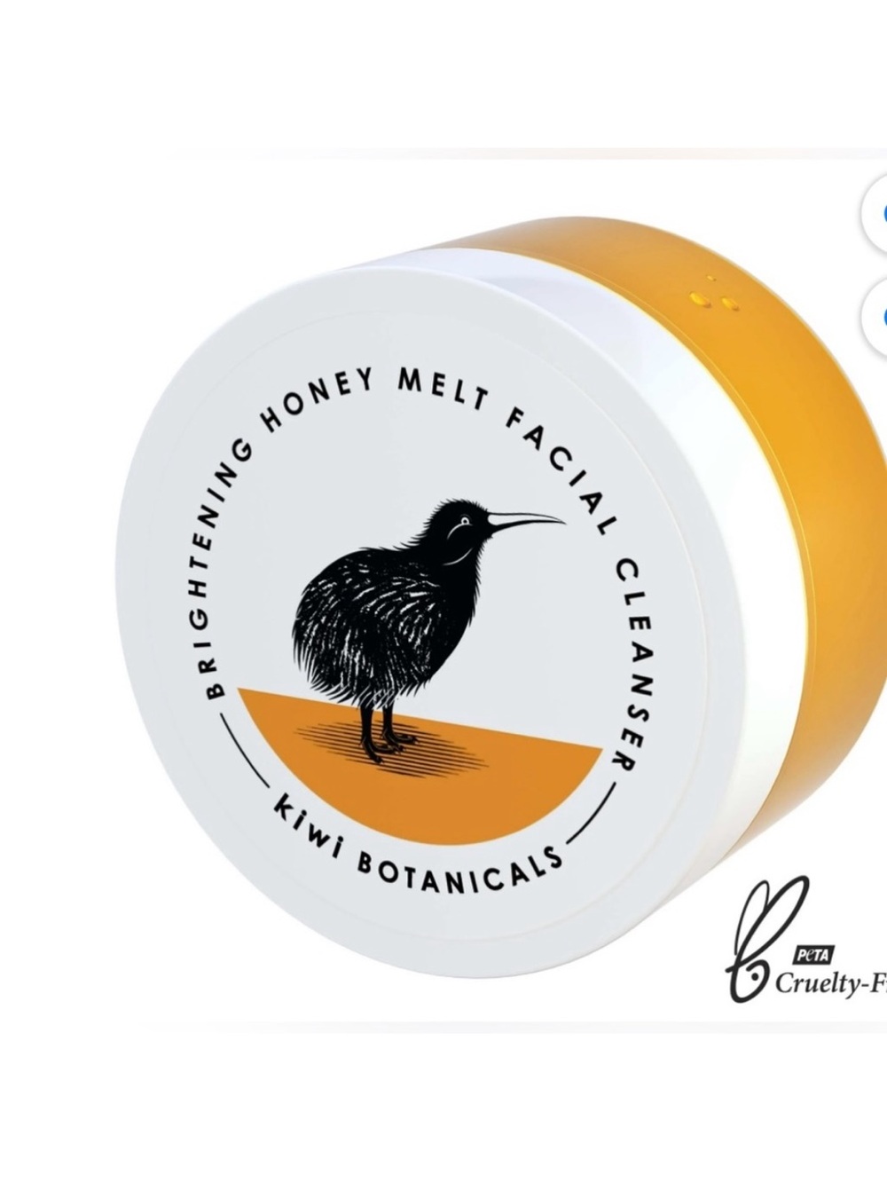 Kiwi Botanicals - Brightening Honey Melt - Facial Cleansing